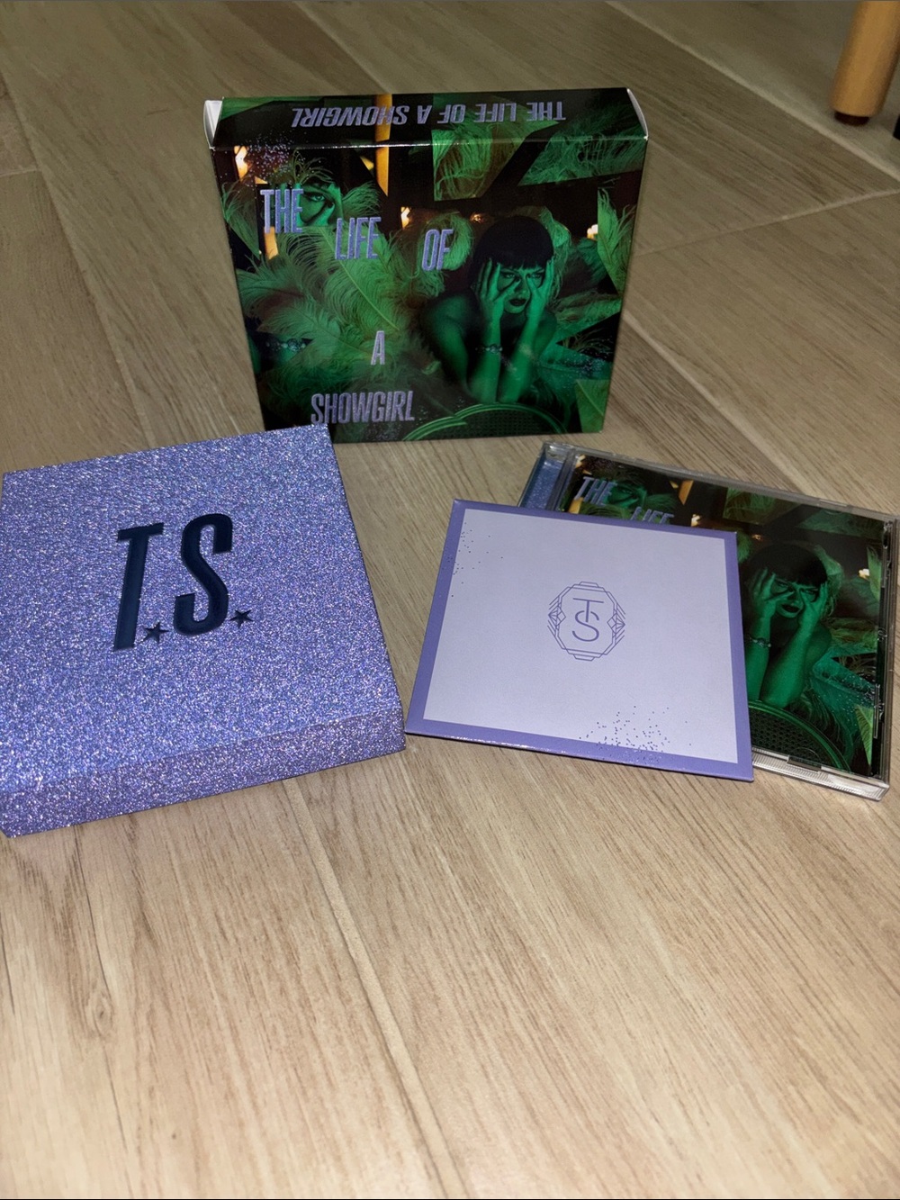 Taylor Swift The Life of a Showgirl: It's Rapturous Edition" deluxe CD box set.